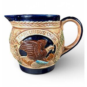 Vintage Inarco Japan Bicentennial Creamer Embossed Liberty Bell & Eagle